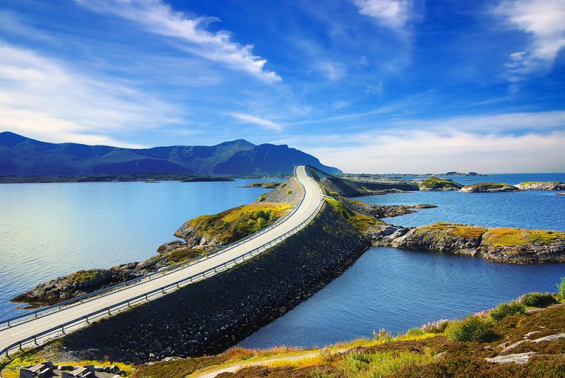 挪威除了峽灣外，大西洋公路也不可錯過。（圖片來源：123RF）
