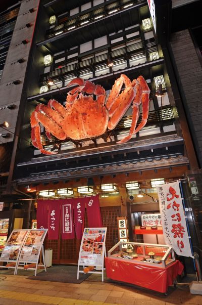 在北海道想嘗「蟹」，螃蟹將軍是許多觀光客的美食首選。