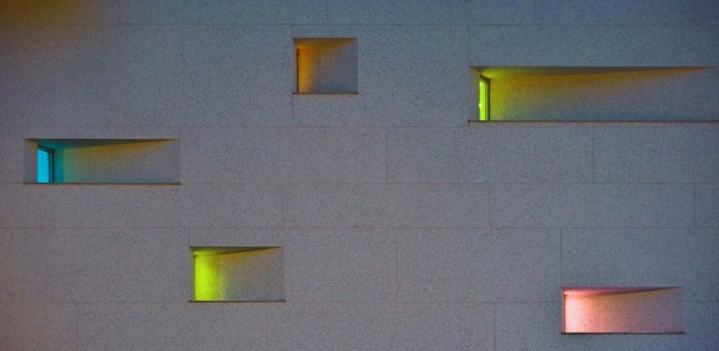 斜深窗局部夜景；攝影：曾群儒