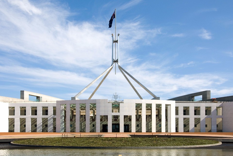 澳洲國會大廈。圖片來源：123RF