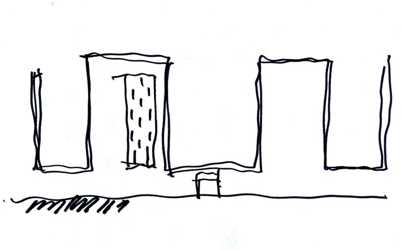 森之丘sketch；圖片提供：金以容／林弘壹／朱弘楠建築師事務所