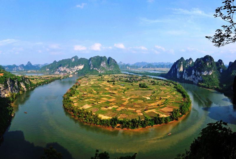 花山風景 (圖片來源UNESCO官網 http://bit.ly/29Noydp)