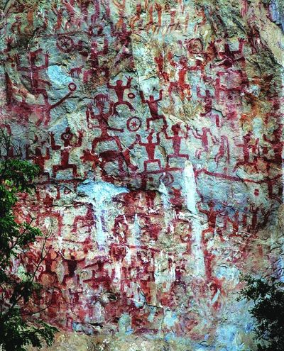 花山岩畫 (圖片來源UNESCO官網 http://bit.ly/29Noydp)