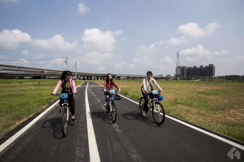 新竹頭前溪自行車道修整完畢全新登場 欣傳媒