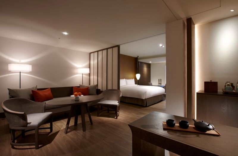 台南晶英酒店-16坪小西門和洋套房；圖片提供/台灣創意設計中心
