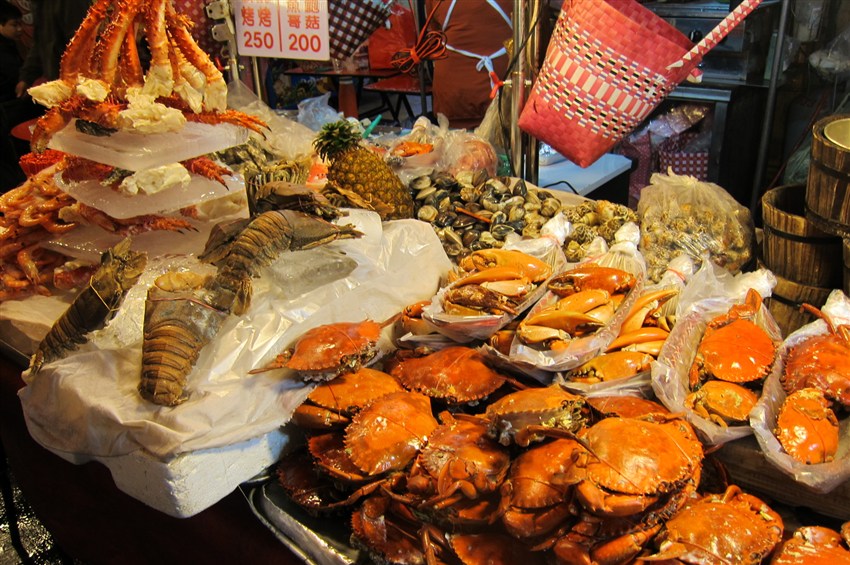 KeeLung- chợ đêm đầy ắp hải sản
