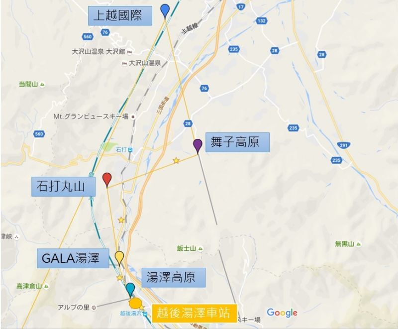 新潟6大滑雪場比一比 (by娜塔蝦)