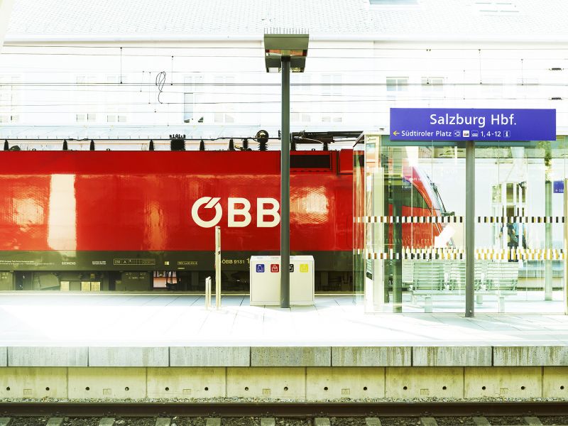 拍攝地點：薩爾斯堡火車站。（版權所有:© Copyright ÖBB）