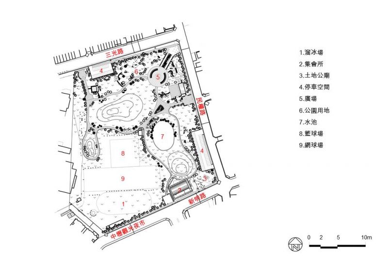 全區配置圖；圖面提供：CTLU_盧俊廷建築師事務所