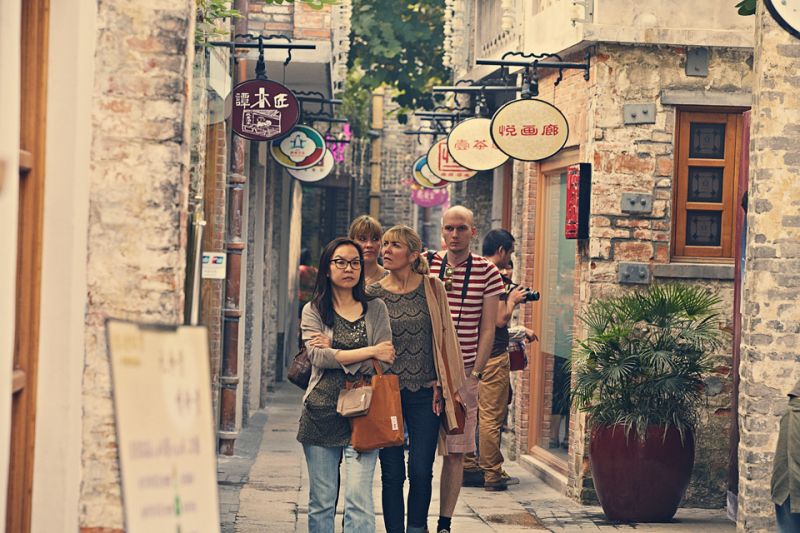 佛山嶺南天地是全球第一件LEED ND認證設計案;圖片提供 / Foshan Shui On Property Development Co Ltd