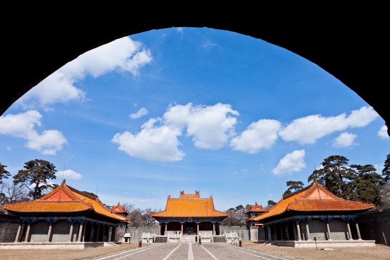 開國清太祖努爾哈赤與其后妃的陵墓- 福陵。
