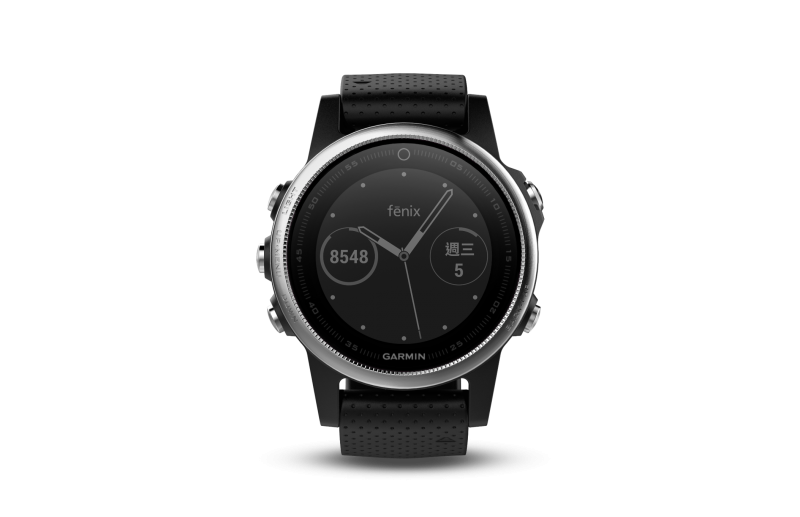 Garmin推出f?nix 5S新色－沉穩黑，搶攻頂級穿戴腕錶市場。(Garmin提供)