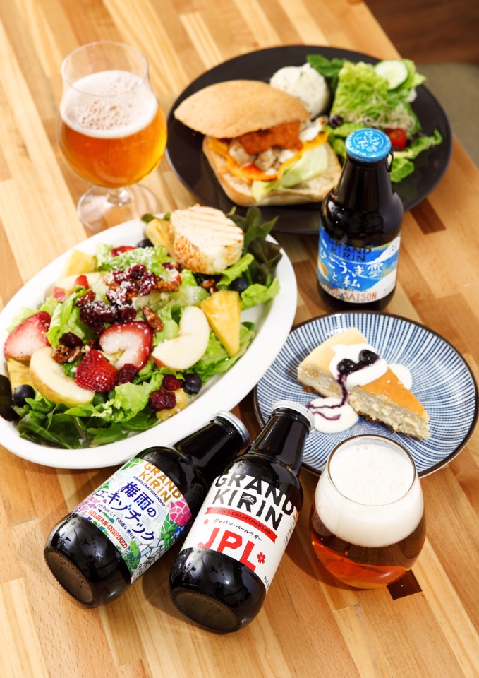 GRAND KIRIN 精釀啤酒很適合與輕食、炸物或台灣在地小吃等美味一起享用。
