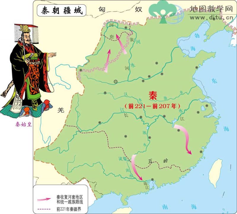秦始皇是第一個砸下大錢與人力，修建長城抵禦外族的皇帝。(圖片來源http://bit.ly/2ndCOj6)