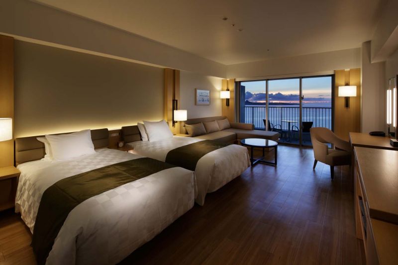 全部客房均享有大面海景；圖片提供：Orion本部渡假SPA飯店