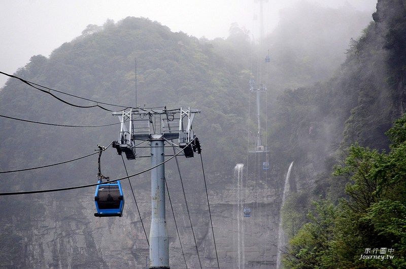 金佛山索道與台灣台北的貓空纜車一樣都是由法國波馬公司負責設計。(圖片來源：許傑)