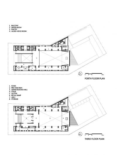 三層及四層平面圖；圖片提供：黃明威建築師事務所