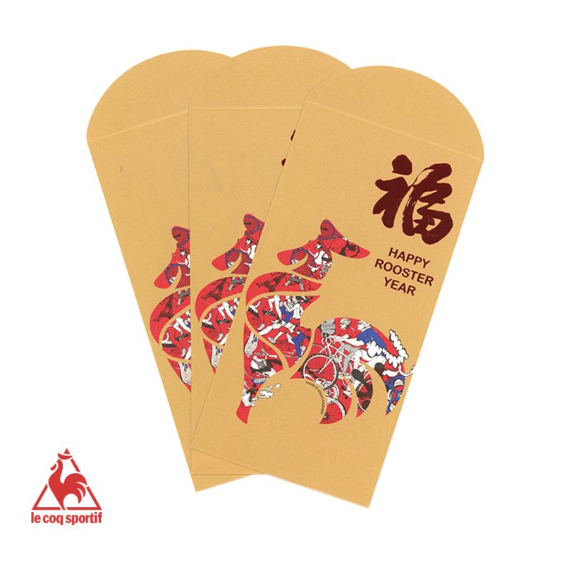 Le coq sportif 公雞紅包袋(消費贈品)。（滿心企業 提供）