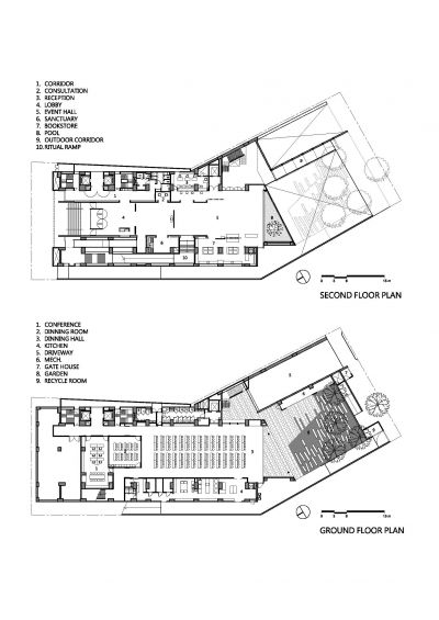 一層及二層平面圖；圖片提供：黃明威建築師事務所
