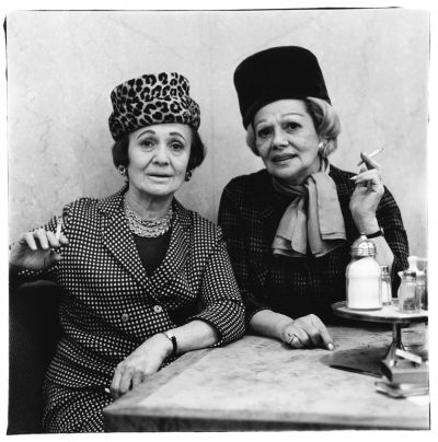 Two ladies at the automat, N.Y.C. 1966 via https://fraenkelgallery.com