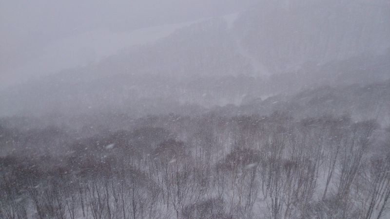 大霧+大雪中的?池，非常有山水畫的意境。(photo by 阿福)