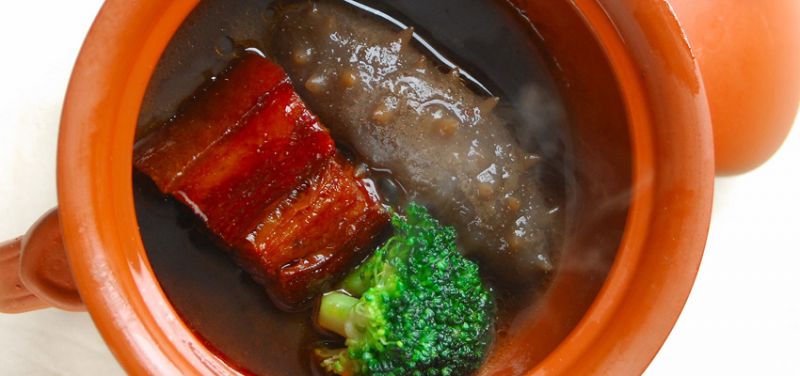 東坡焗遼參 - 東坡肉與海參，海陸雙味的絕佳組合。(圖片來源:安徽繁體官網)