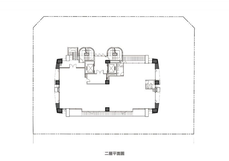 二層平面圖；圖片提供：陳傳宗建築師事務所