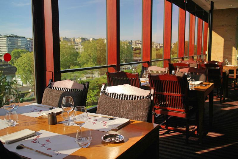 Novotel Tour Eiffel館內日式餐廳BENKAY，蘇菲瑪索等名人常為座上客。（照片提供：楊子慧）