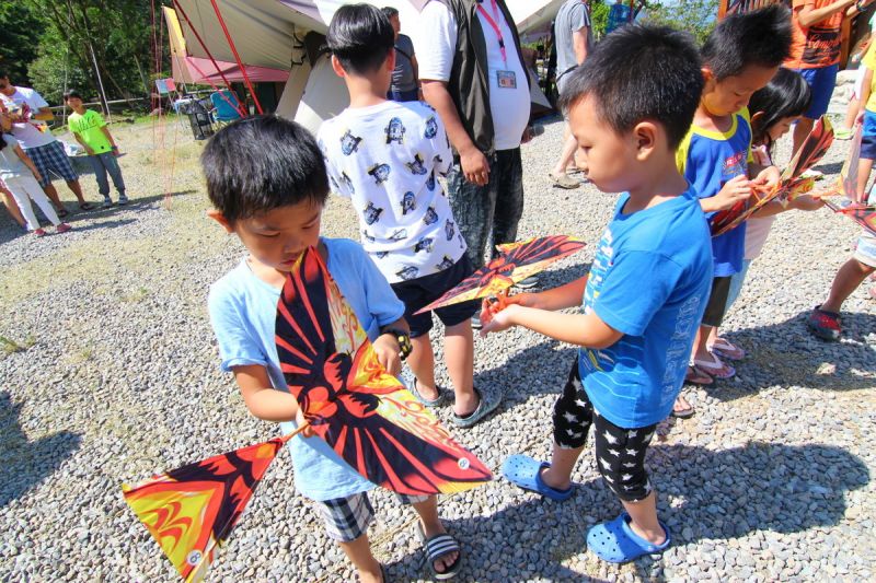 孩子們能在活動中認識其他小朋友，一起同樂學習，是露營活動最可貴的附加價值。(吳宜晏攝影)