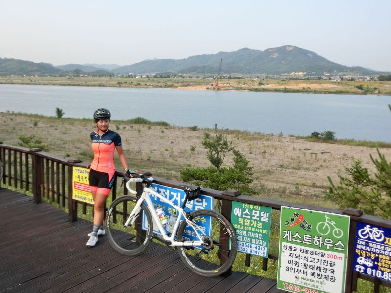 旖旎在洛東江畔的自行車城市尚州。(賴維屏提供,來源:BikeMagazine)