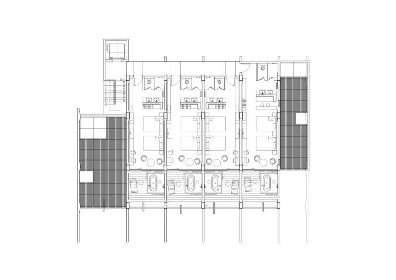 A棟二樓平面圖；圖面提供：楓川秀雅建築室內研究室