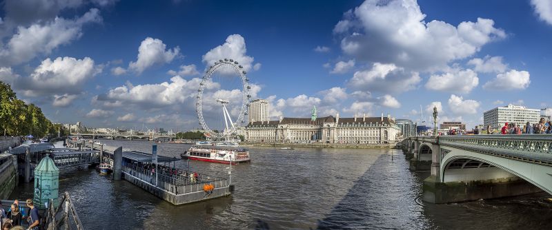倫敦的河岸之景。（圖片來源：Flickr CC授權作者Luc Mercelis）