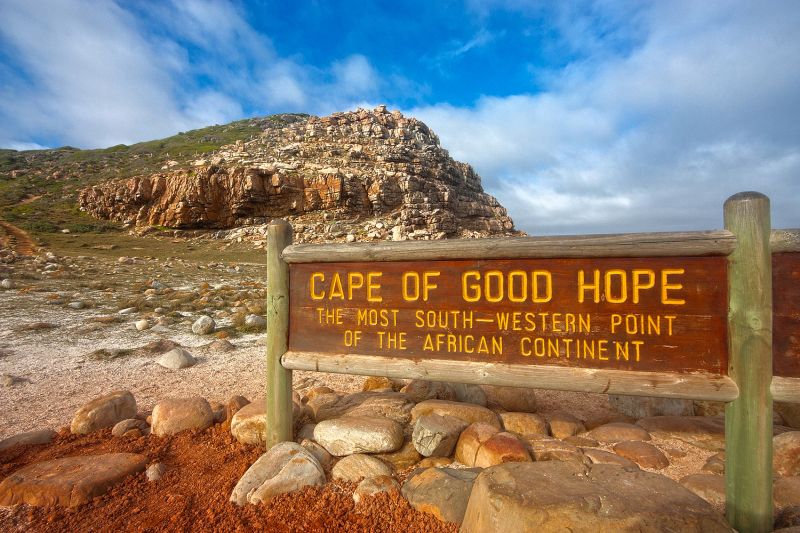 好望角是南非最著名的一處地標，但其實並不是非洲大陸的最南端。（圖片來源：Flickr CC授權作者Nicolas Raymond）