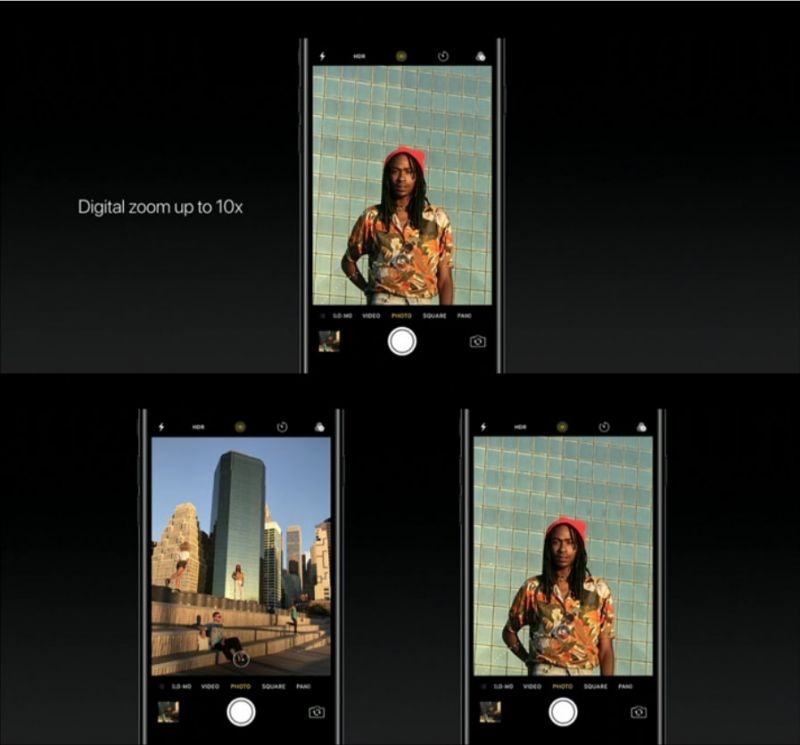 iPhone 7 Plus數位變焦可達10倍 圖/翻攝自官網