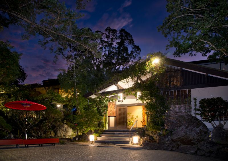 ABBA坐漁莊擁有日本少見的傳統山屋造景景觀。(ABBA集團提供)
