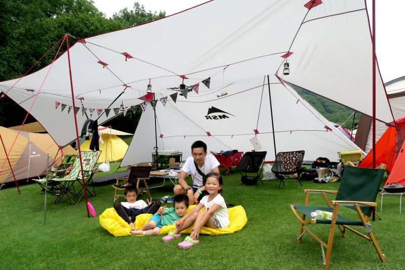 透過一系列活動安排，Hsin Fan特別提及，New Acoustic Camp相當適合親子家庭前來一同享受音樂與露營樂趣！（土井健司提供）