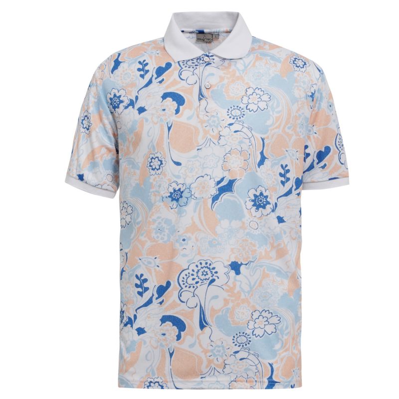 山頂鳥男士印花POLO衫，父親節特惠價880元(淺)(山頂鳥提供)